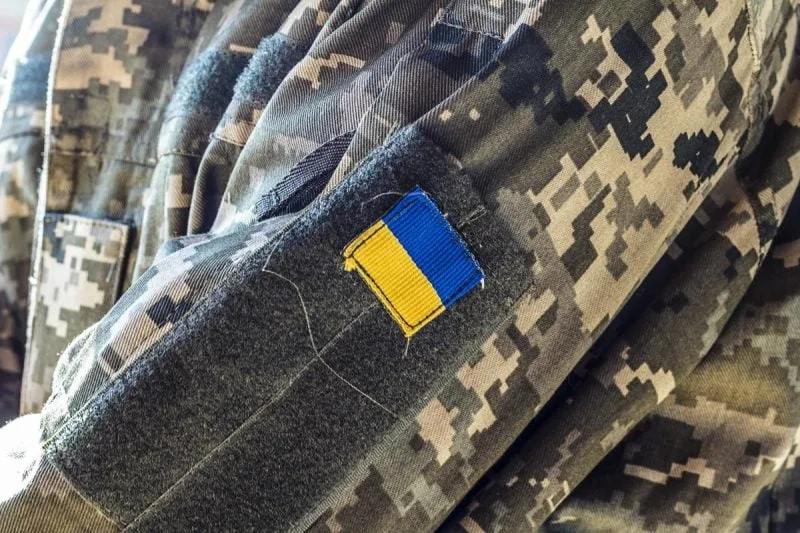 Український прапор на військовій формі