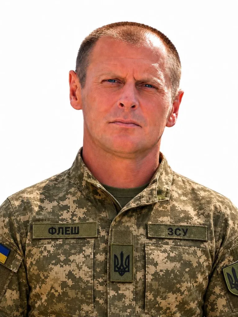 Український військовий у камуфляжній формі ЗСУ