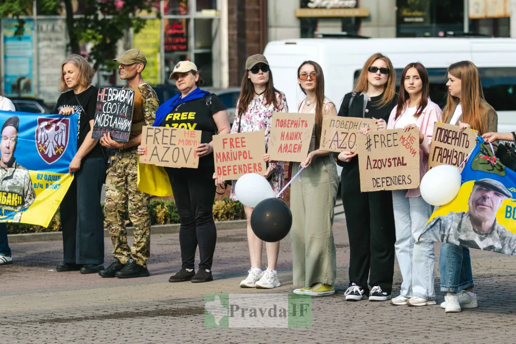 Протест за свободу захисників Азову в Україні