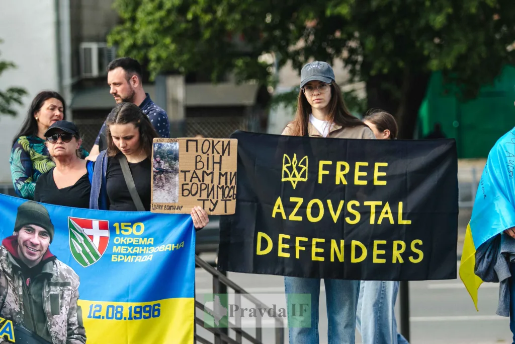 Мітинг за звільнення захисників Азовсталі