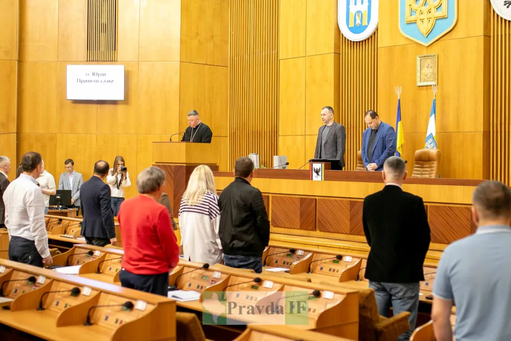 Засідання у сесійній залі Івано-Франківська