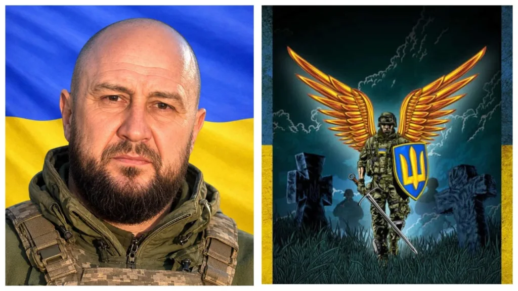 Український військовий та патріотичне зображення з тризубом