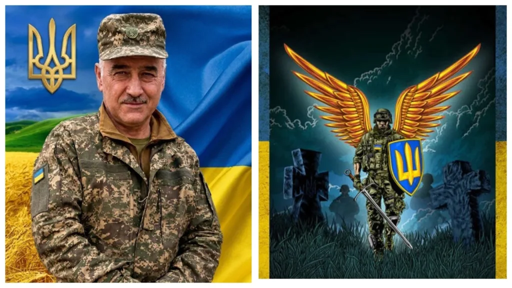 Український військовий та символ захисника України