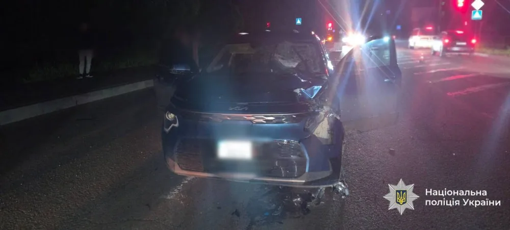 ДТП уночі за участю автомобіля Kia