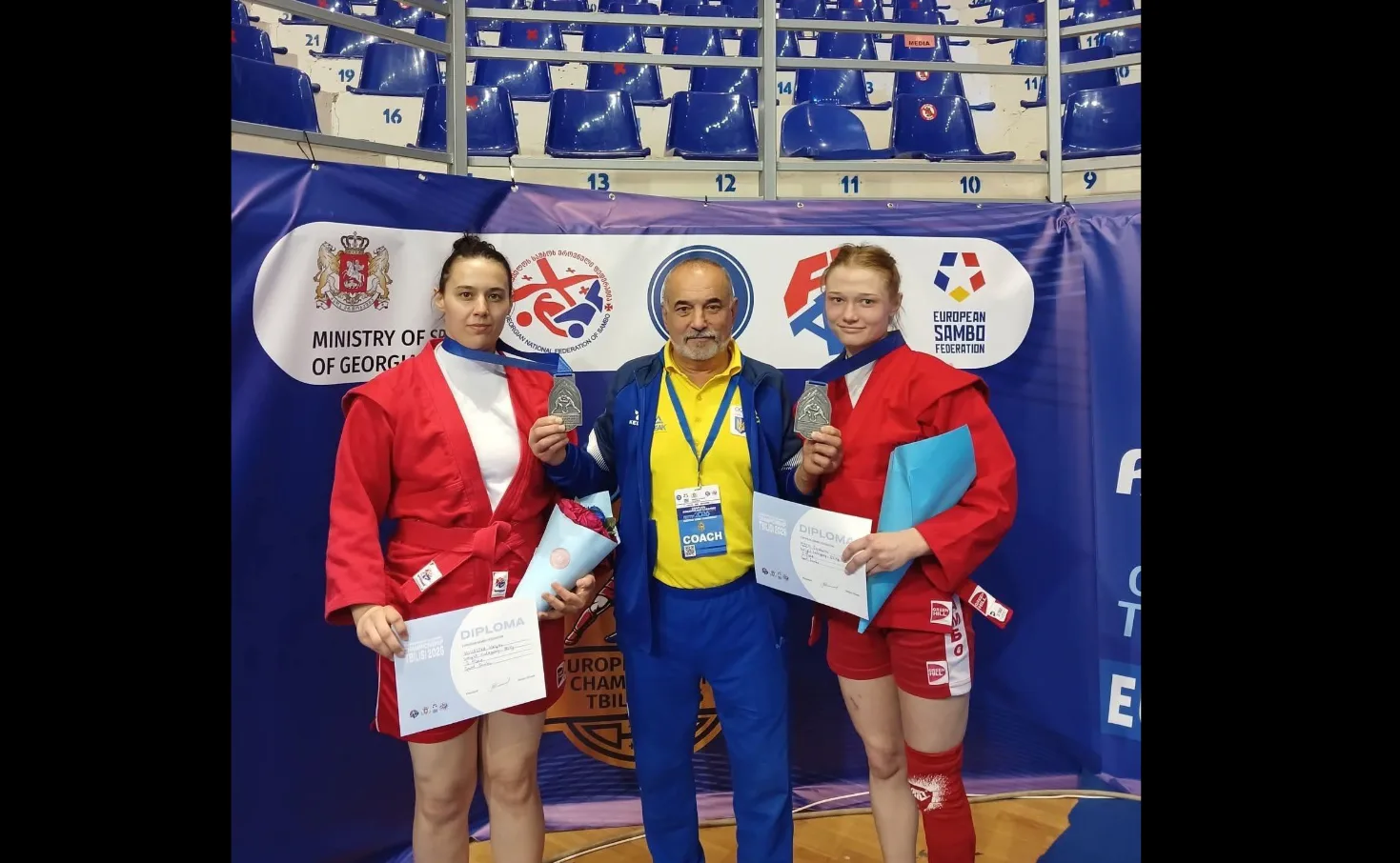 Українські самбісти з медалями на чемпіонаті Європи