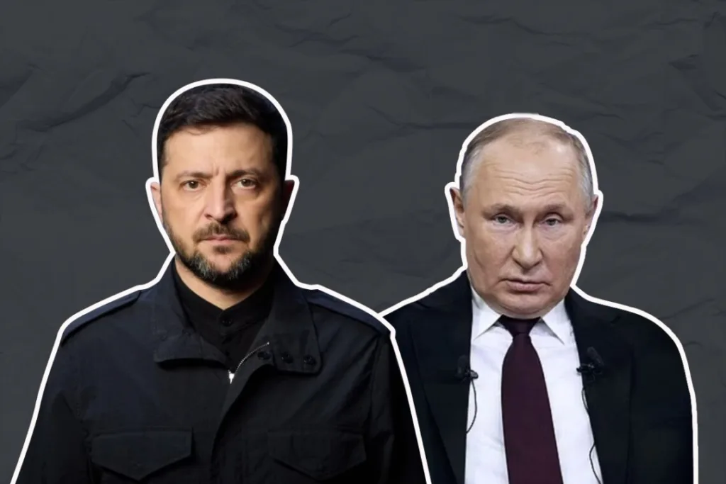 Двоє чоловіків на темному фоні