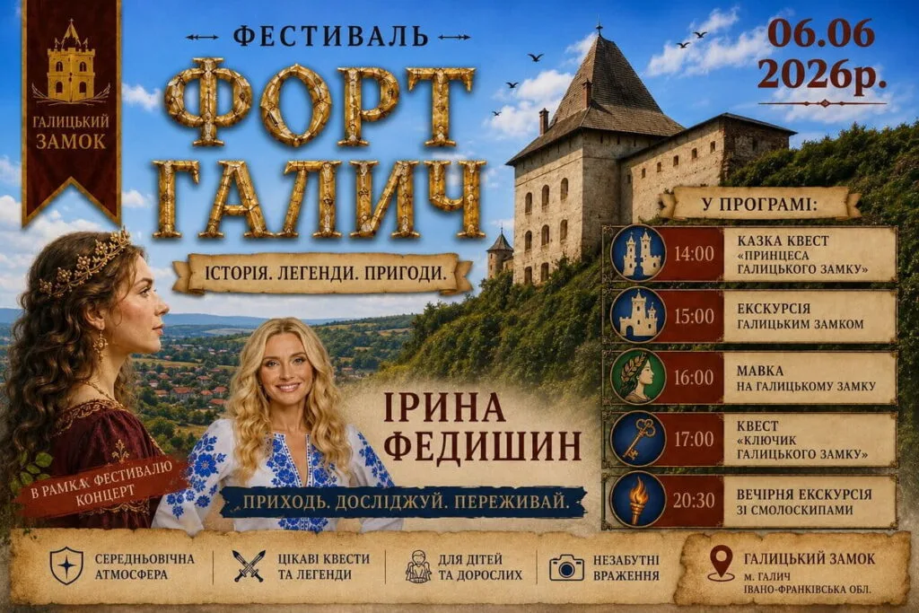 Фестиваль Форт Галич у Галицькому замку 2026