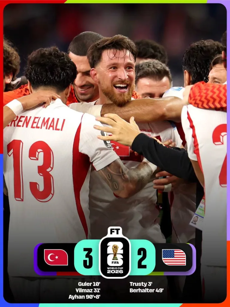 Туреччина святкує перемогу над США 3-2
