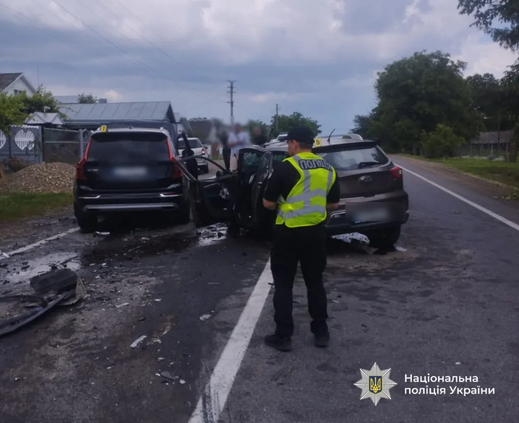 Поліція на місці дорожньо-транспортної пригоди