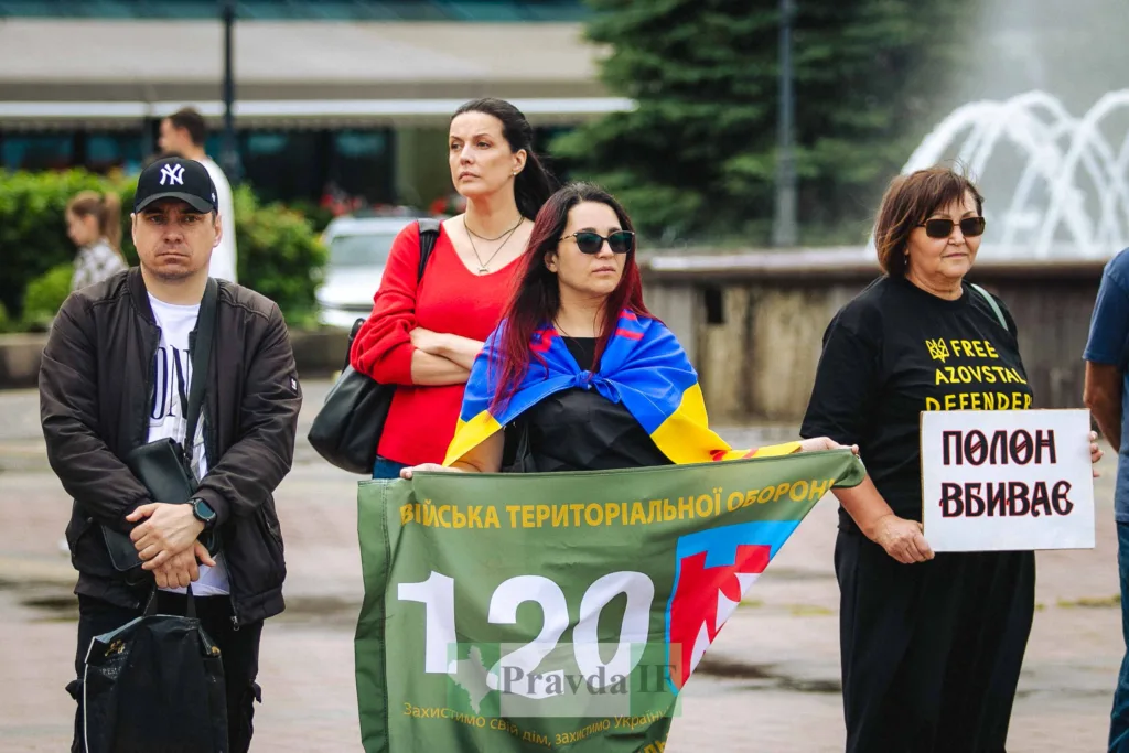 Мітинг на підтримку захисників Азовсталі в Україні