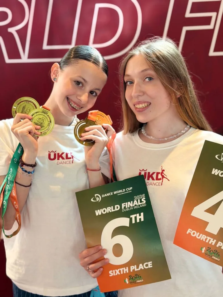 Українські танцівниці з медалями на Dance World Cup