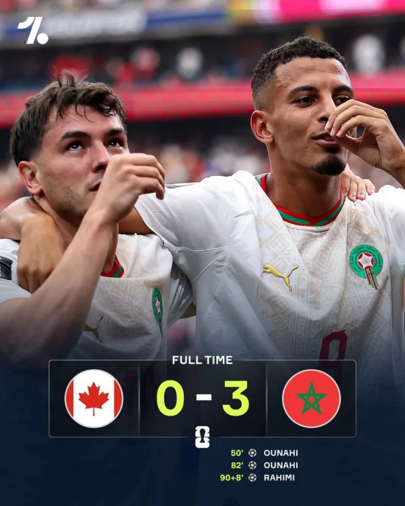 Канада програла Марокко з рахунком 0-3