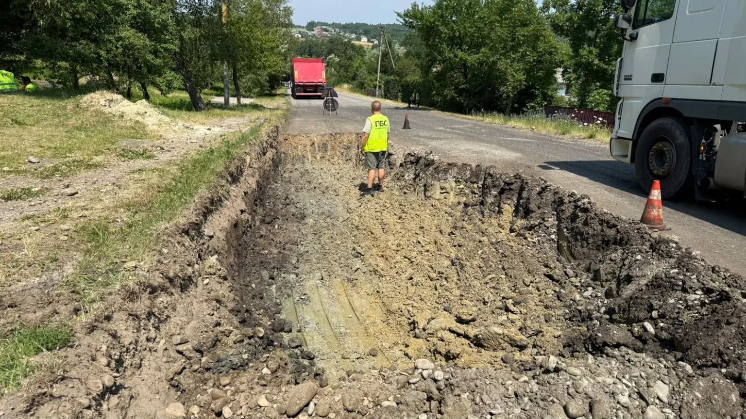 Ремонт дороги та підготовка дорожнього покриття