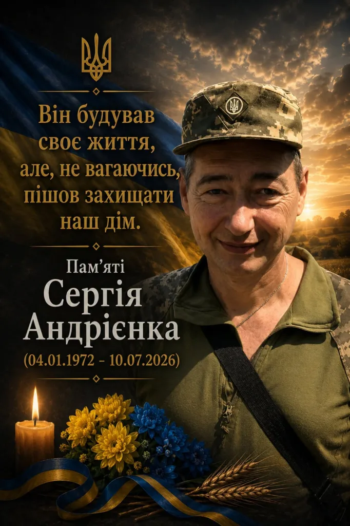 Пам’ятний портрет українського військового героя