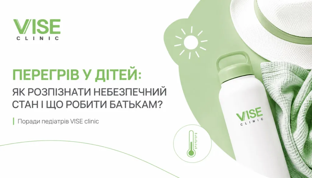 Поради щодо перегріву у дітей від VISE Clinic