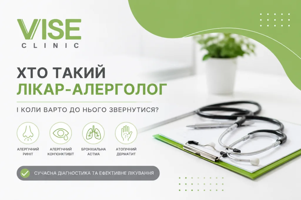 Хто такий лікар-алерголог у Vise Clinic