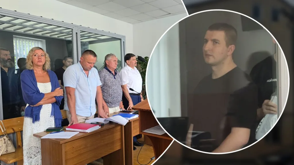 Судове засідання з підозрюваним у клітці