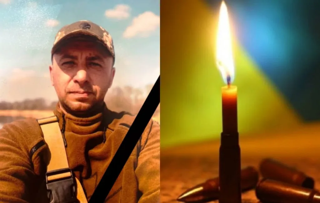 Військовий та запалена свічка пам'яті
