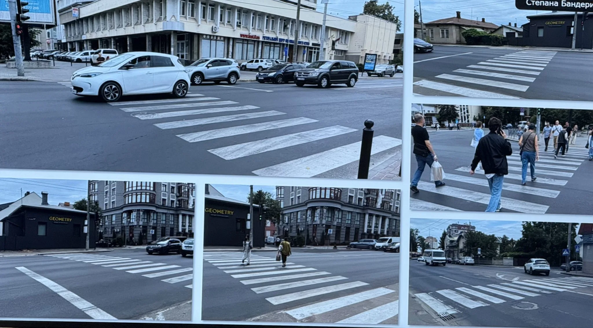 Пішохідні переходи на міських вулицях України