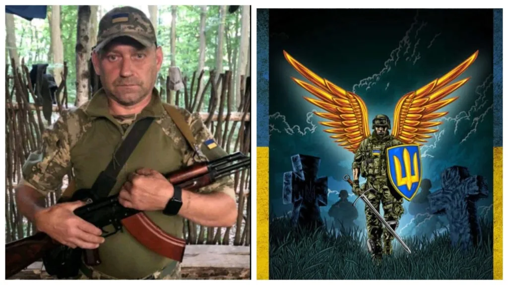 Український військовий та патріотичне зображення з тризубом