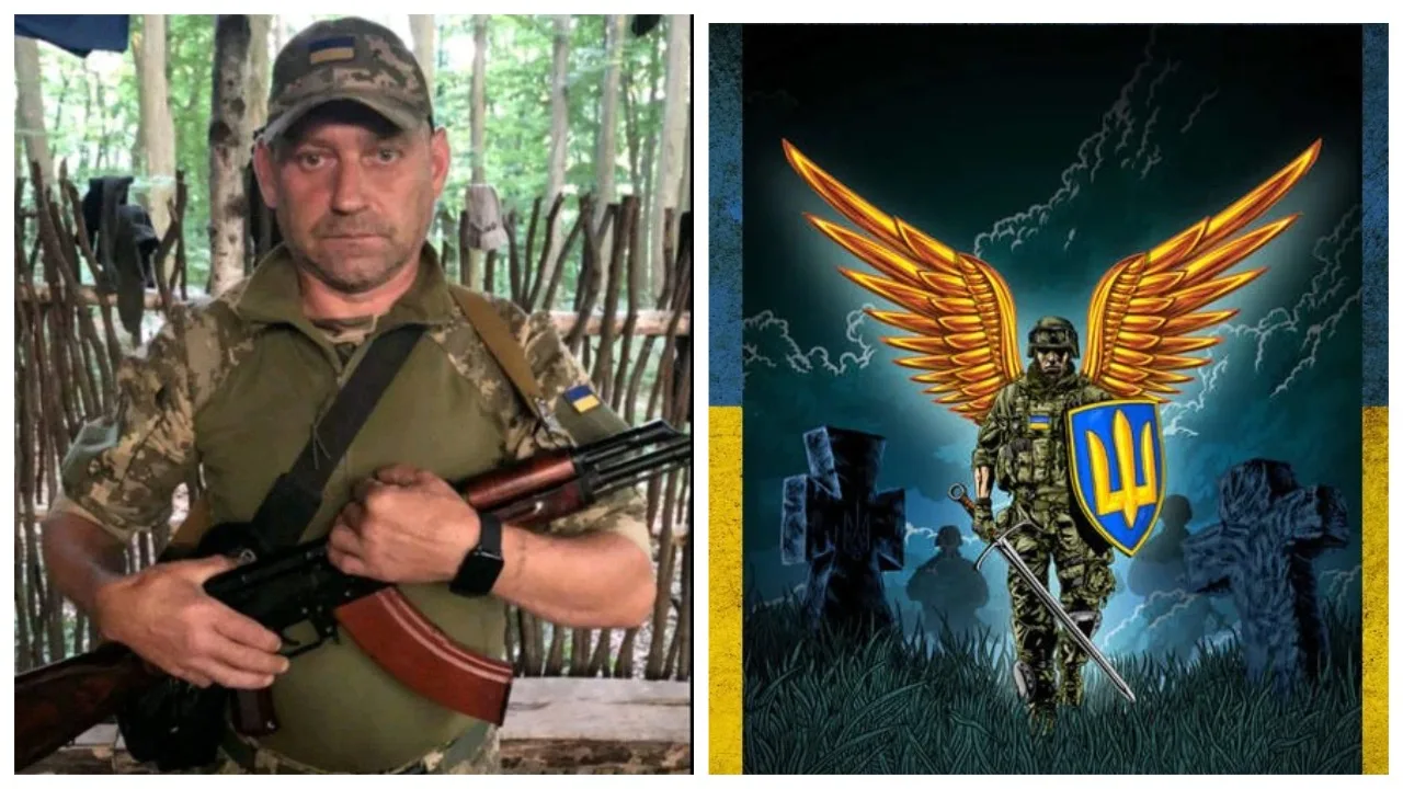 Український військовий та патріотичне зображення з тризубом