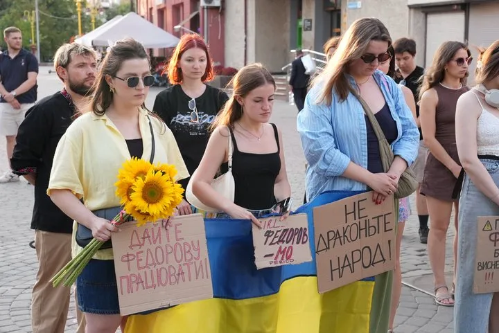Акція протесту, мітинг, хода, сімнадцятий день, Федоров, Івано-Франківськ
