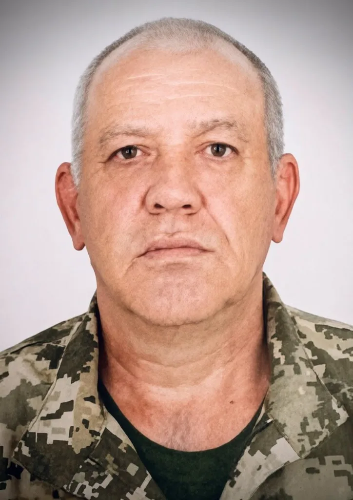 Портрет чоловіка у військовій формі