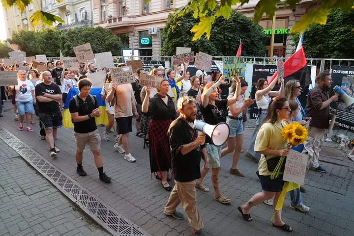 Акція протесту, мітинг, хода, сімнадцятий день, Федоров, Івано-Франківськ