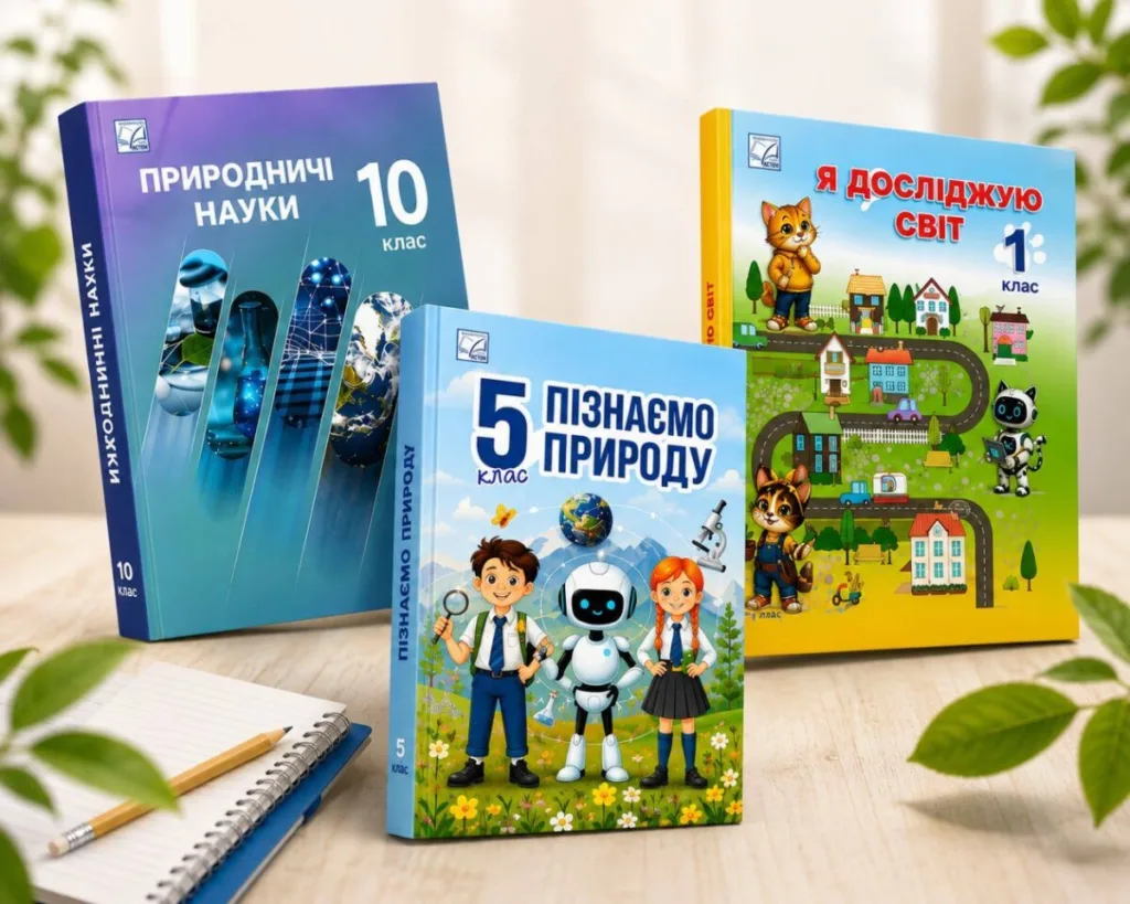 Три українські підручники природничих наук для школярів