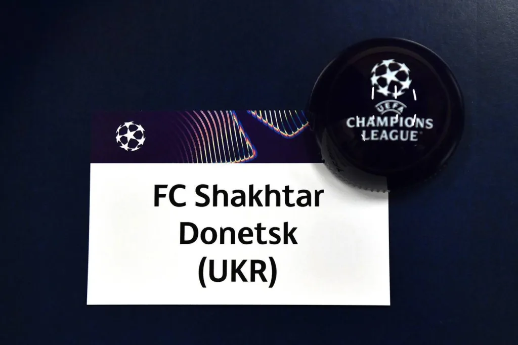 Акредитаційна картка ФК «Шахтар» у Лізі чемпіонів
