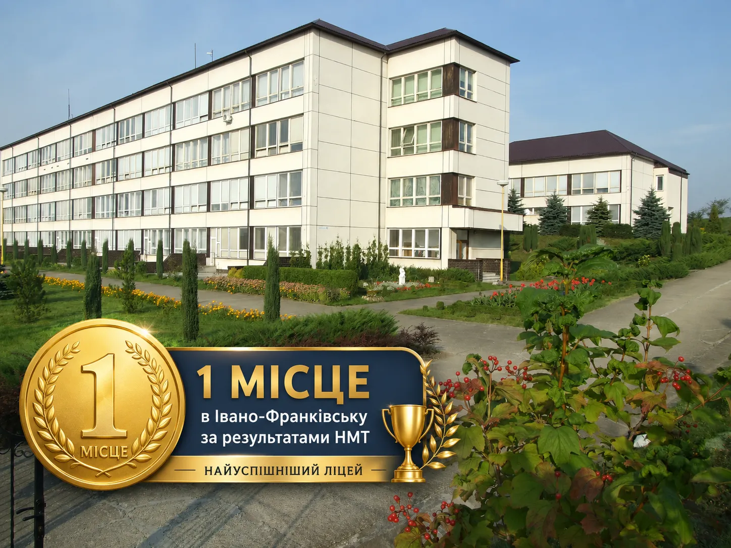 Будівля ліцею, відзначеного першим місцем за НМТ