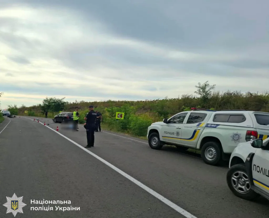 Поліція працює на місці ДТП на заміській дорозі