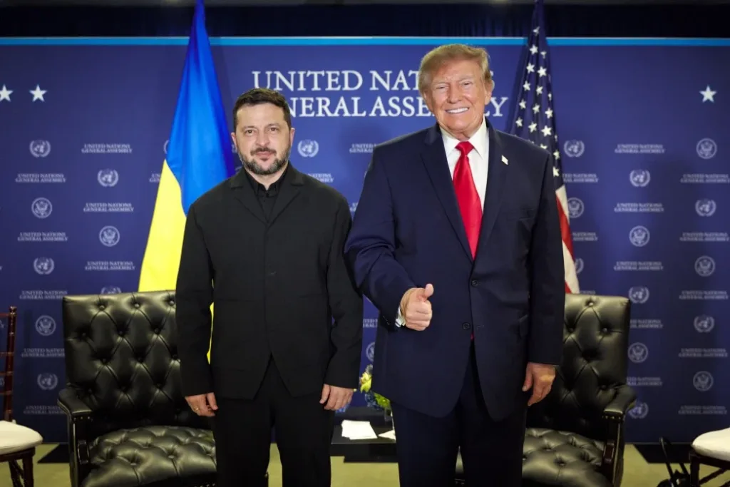 Зеленський і Трамп позують на Генасамблеї ООН