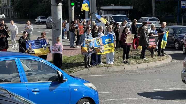Акція на підтримку полонених та безвісти зниклих військових, Івано-Франківськ Акція на підтримку полонених та безвісти зниклих військових, Івано-Франківськ