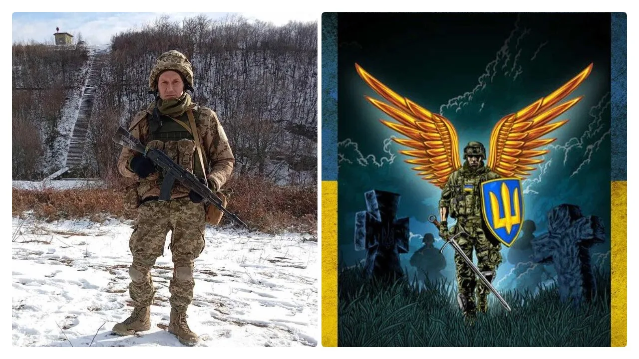 Український військовий і символічний ангел-захисник
